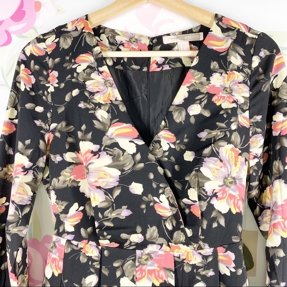 NEW Forever 21 Floral Pleated Dress S - Picture 2 of 12